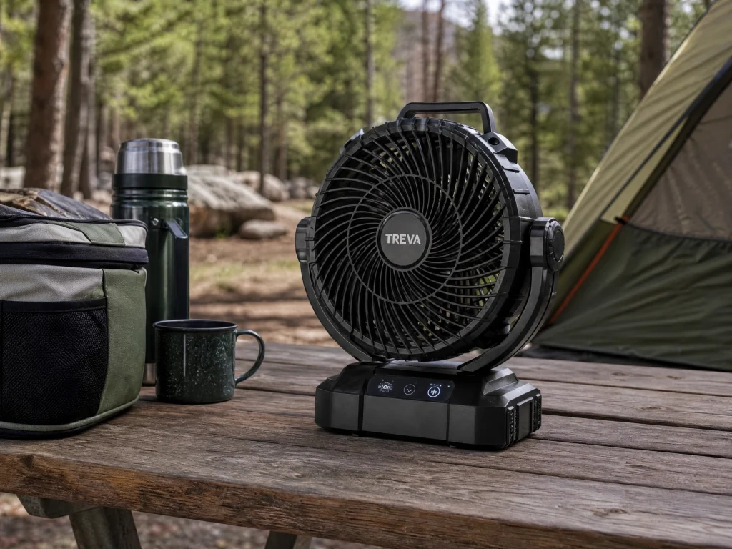 Treva 10-Inch Battery Powered Fan